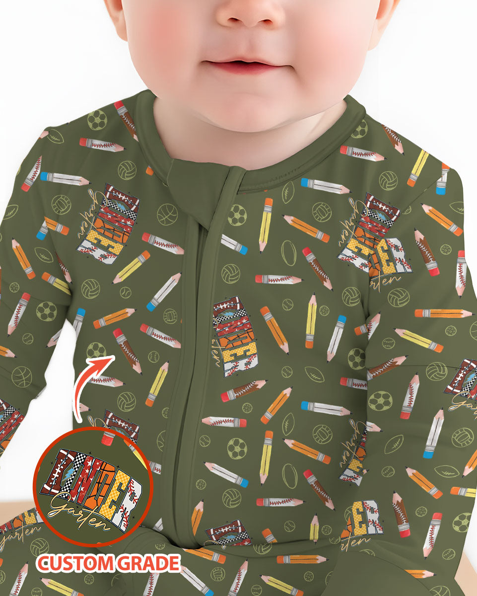 Gerippte Babykleidung mit individuellem Foto - Weich &amp; Skizzenhaft