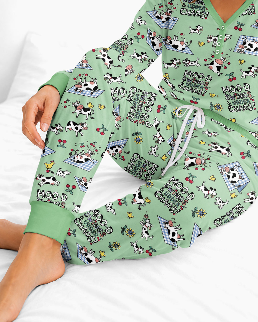 The Udderly Secret Journal Bamboo Women Pajama Set