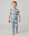 Zweiteiliges, kurzärmliges Pyjama-Set mit Marienkäfern