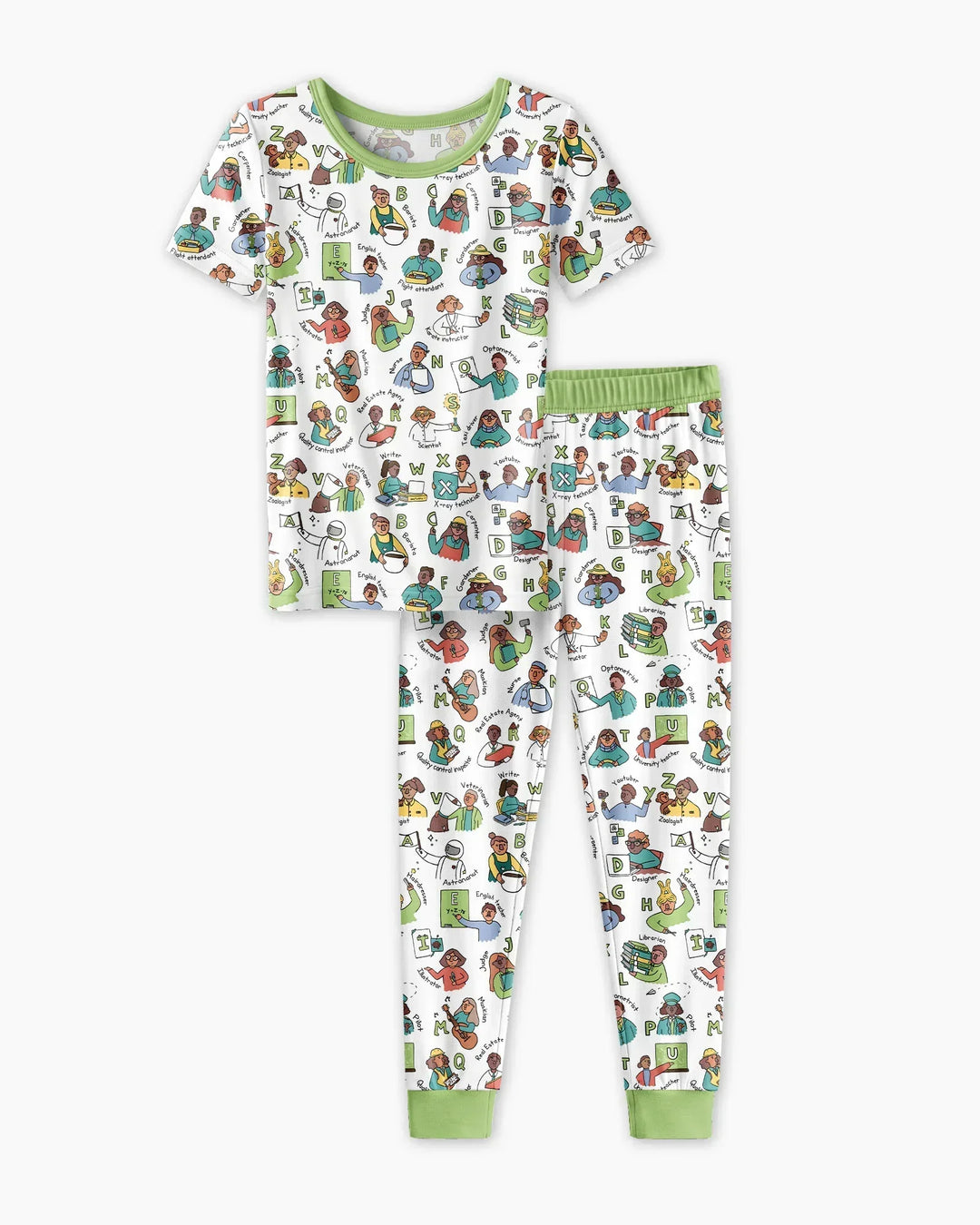 Zweiteiliges, kurzärmliges Pyjama-Set mit Marienkäfern