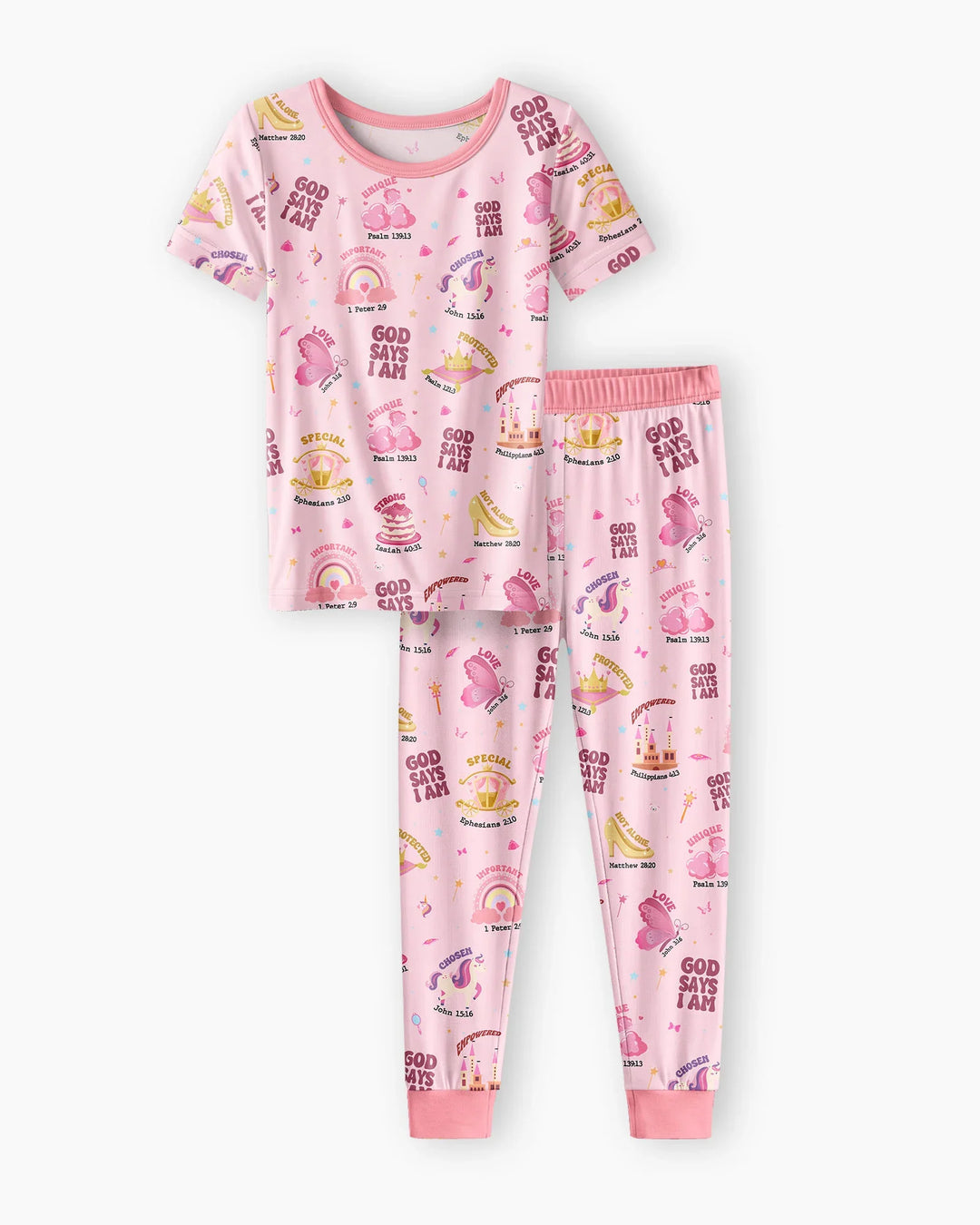 Zweiteiliges, kurzärmliges Pyjama-Set mit Marienkäfern