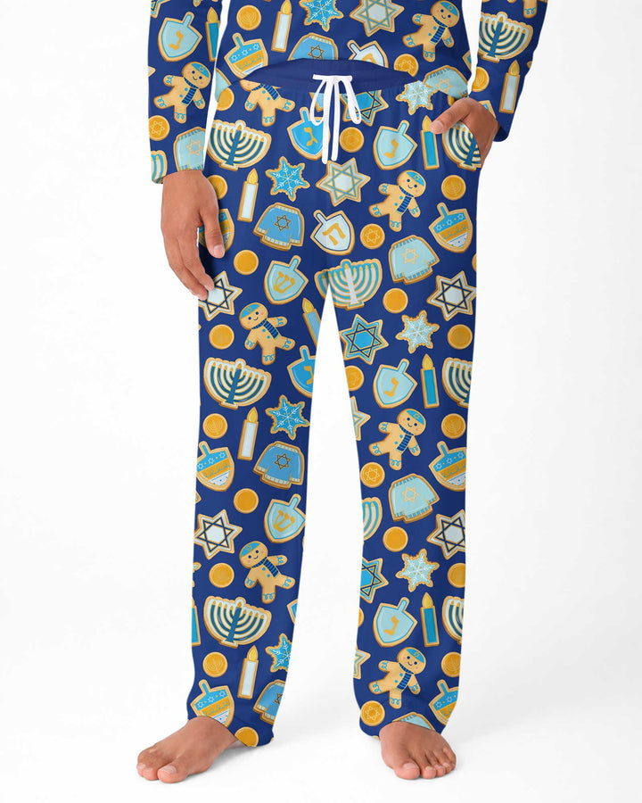 Hanukkah Cookies Bamboo Men's Pajama Set