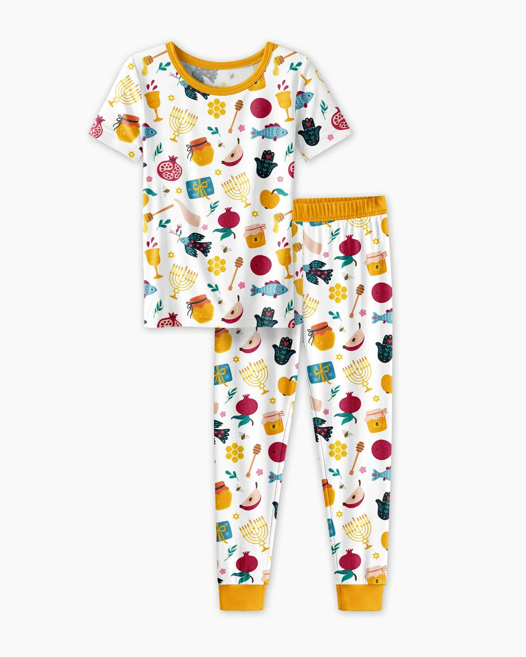 Zweiteiliges, kurzärmliges Pyjama-Set mit Marienkäfern