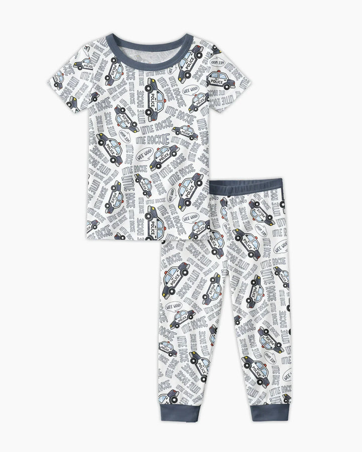 Zweiteiliges, kurzärmliges Pyjama-Set mit Marienkäfern