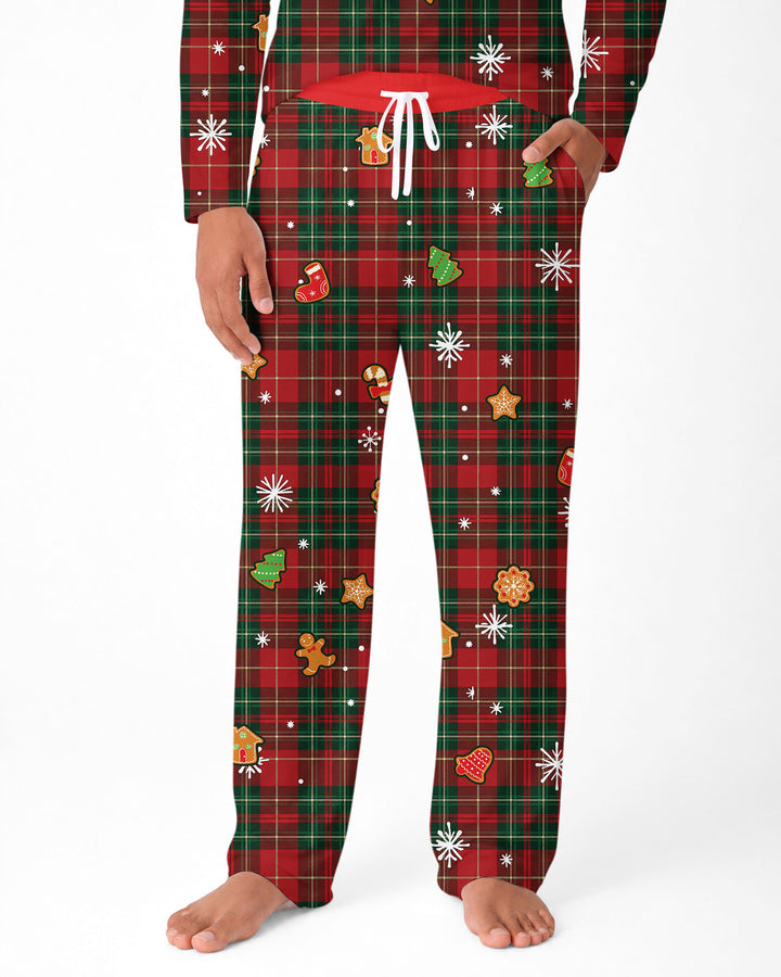 Funny Christmas Family Matching Bamboo Men's Pajama Set