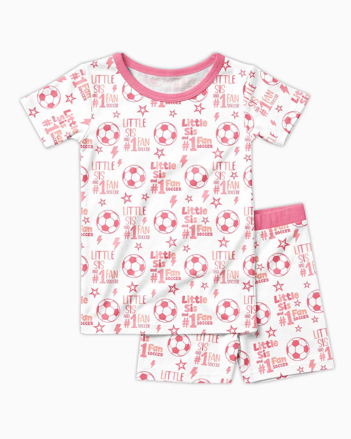 Schlafanzug-Set zweiteilig, kurze Ärmel, kurze Hose, Bambus