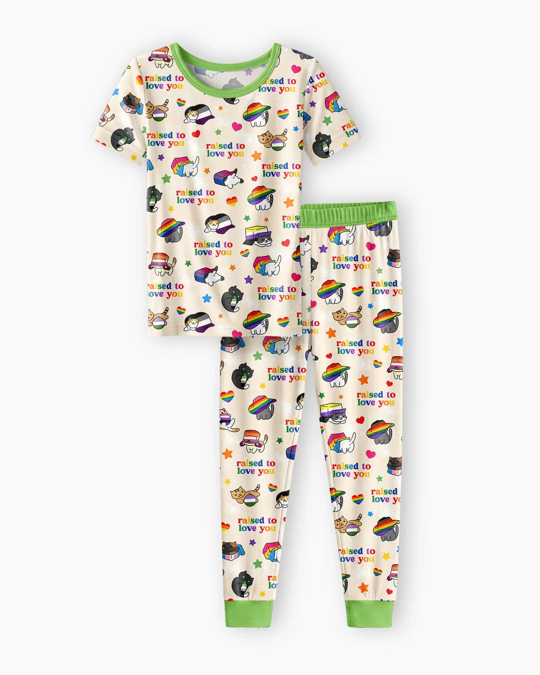Zweiteiliges, kurzärmliges Pyjama-Set mit Marienkäfern