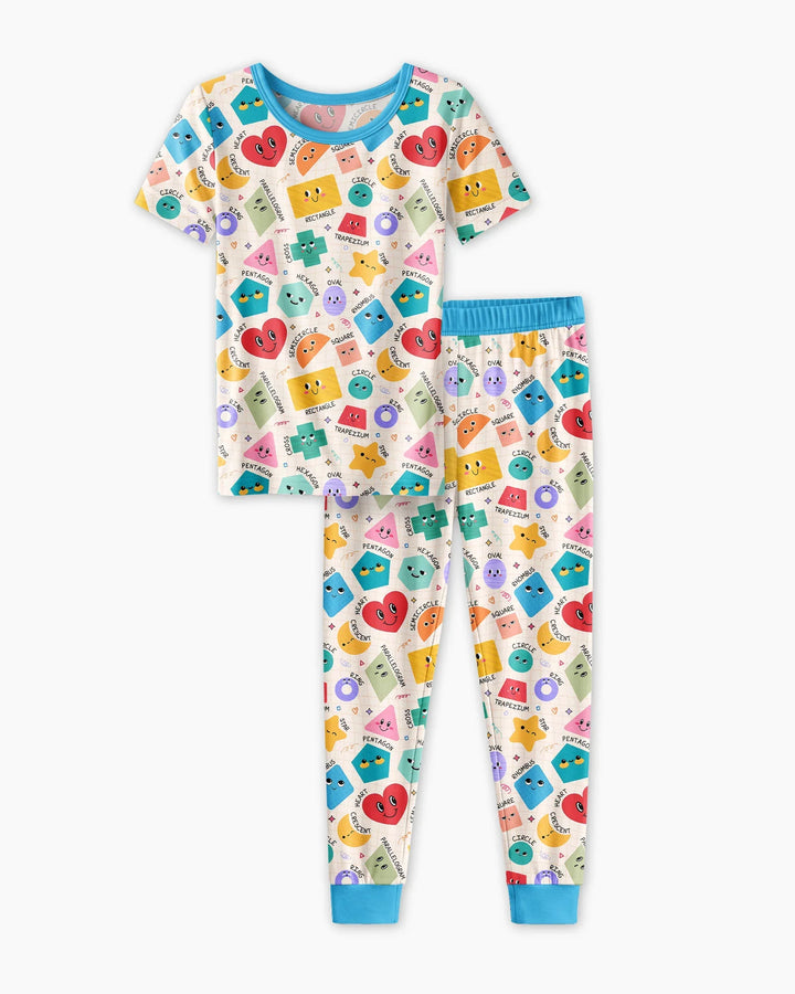 Zweiteiliges, kurzärmliges Pyjama-Set mit Marienkäfern