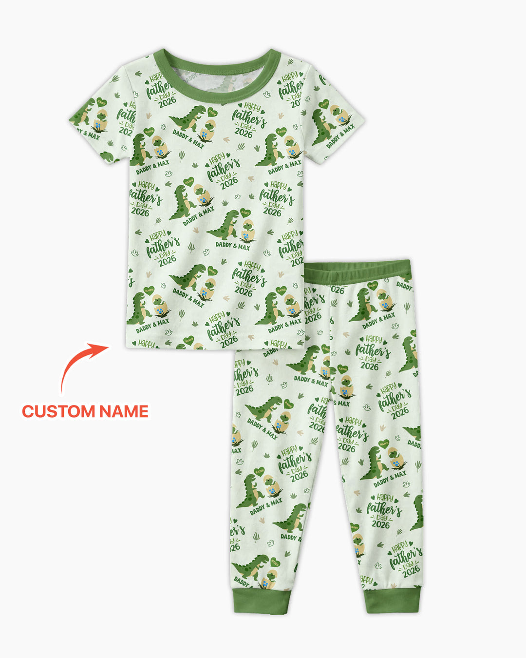 Zweiteiliges, kurzärmliges Pyjama-Set mit Marienkäfern