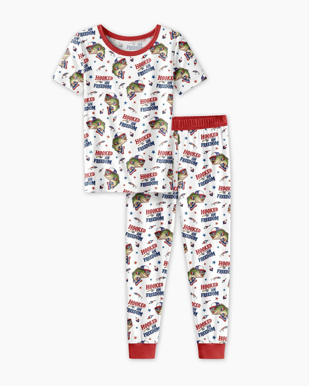 Zweiteiliges, kurzärmliges Pyjama-Set mit Marienkäfern