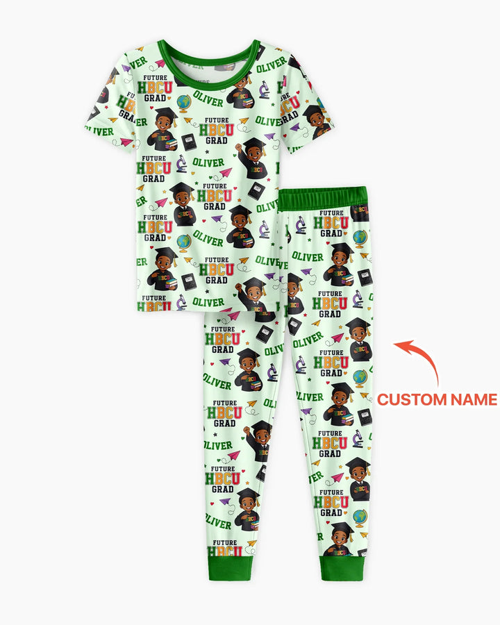 Zweiteiliges, kurzärmliges Pyjama-Set mit Marienkäfern