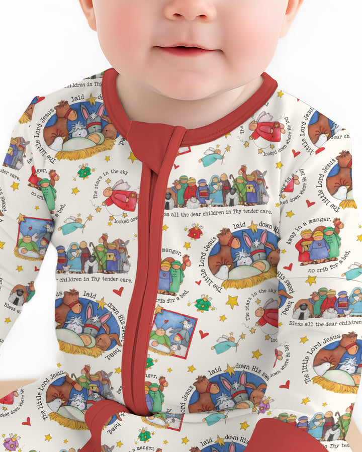 Gerippte Babykleidung mit individuellem Foto - Weich &amp; Skizzenhaft