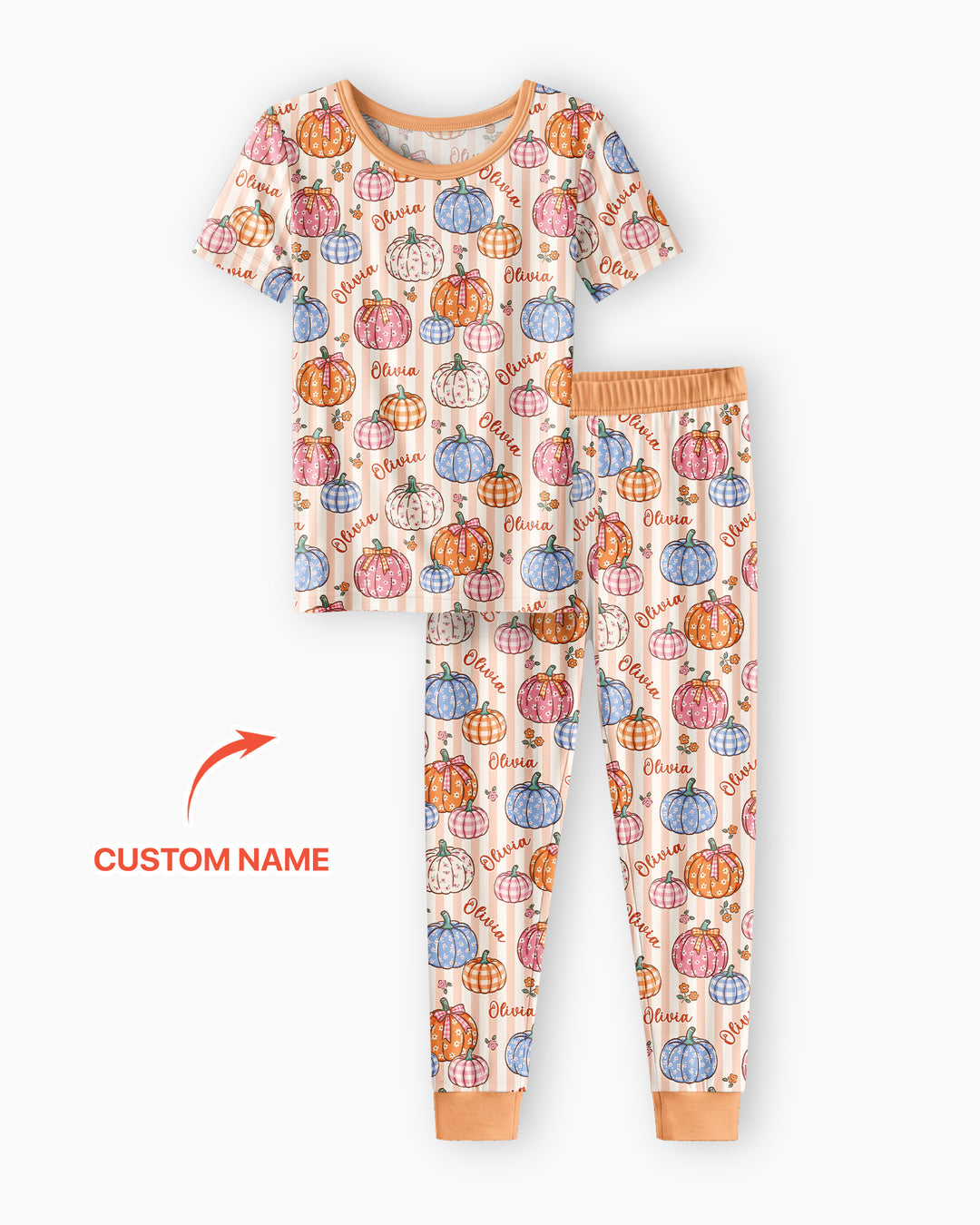 Zweiteiliges, kurzärmliges Pyjama-Set mit Marienkäfern