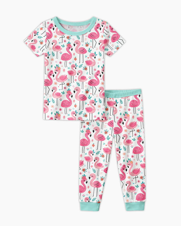 Zweiteiliges, kurzärmliges Pyjama-Set mit Marienkäfern
