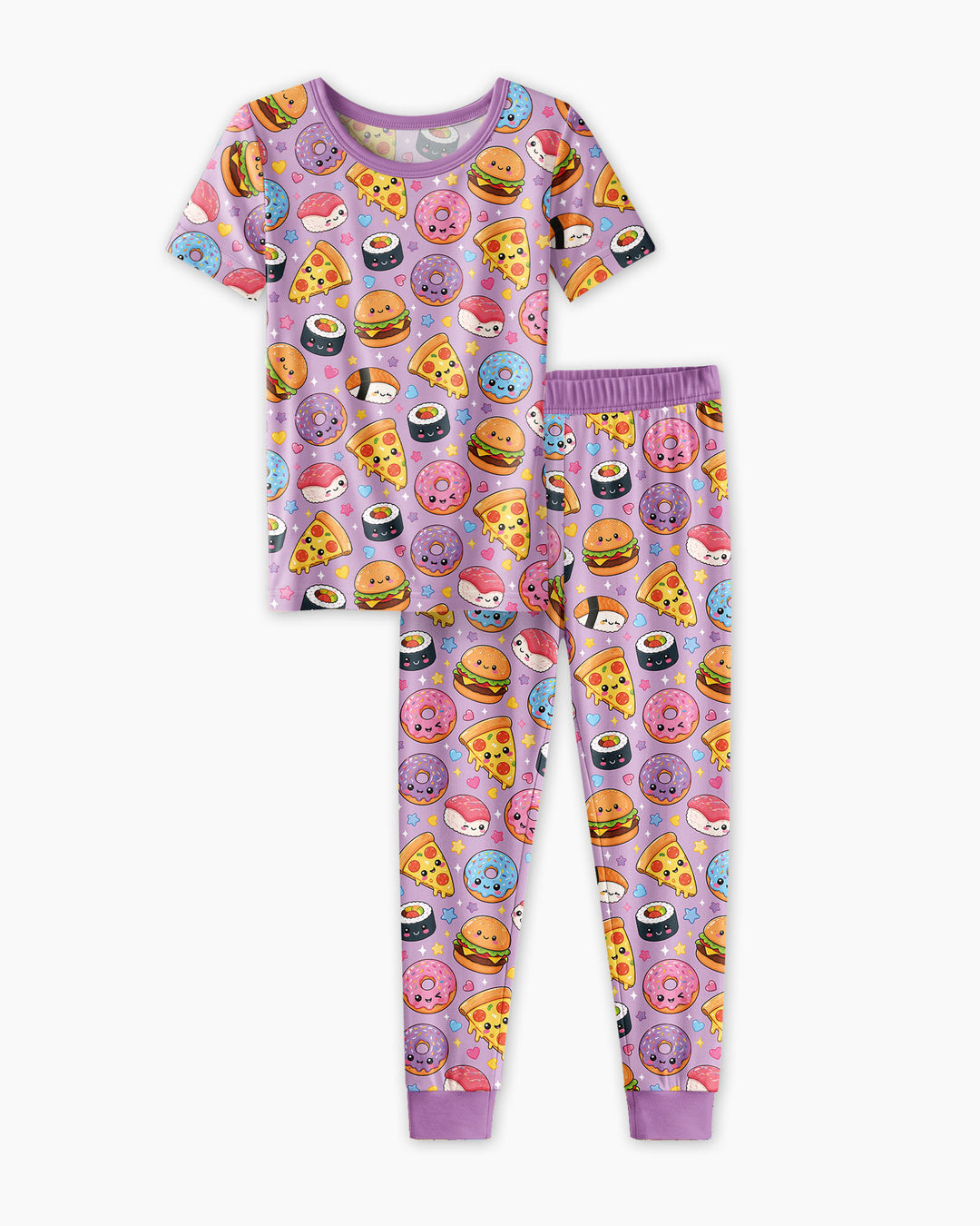 Zweiteiliges, kurzärmliges Pyjama-Set mit Marienkäfern