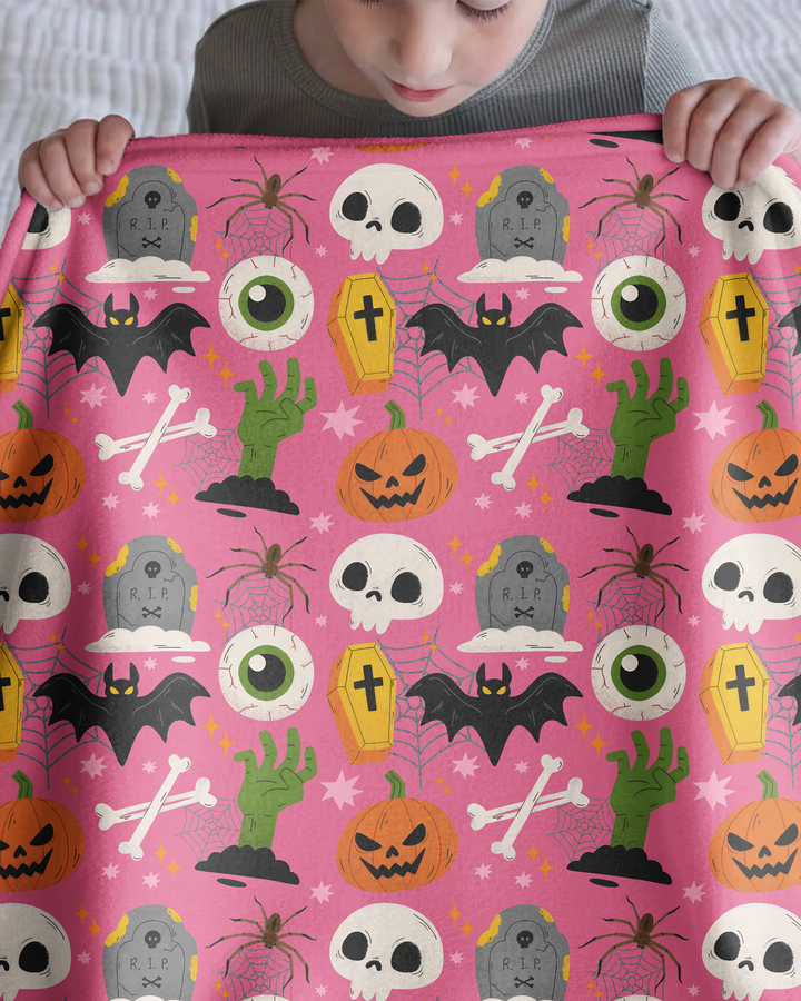 Little Monsters Bamboo Blanket