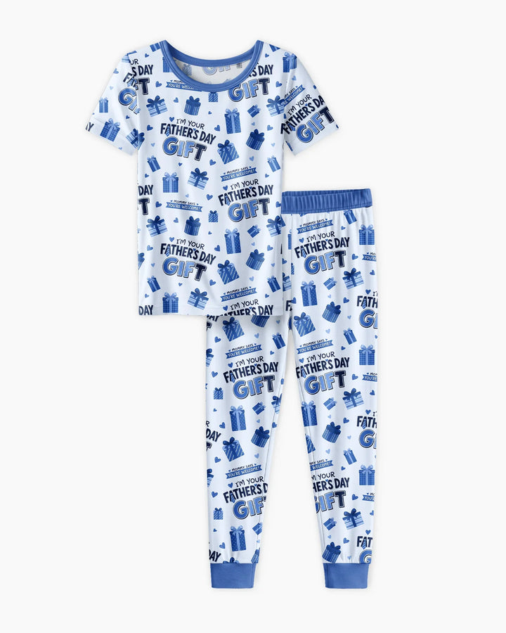 Zweiteiliges, kurzärmliges Pyjama-Set mit Marienkäfern