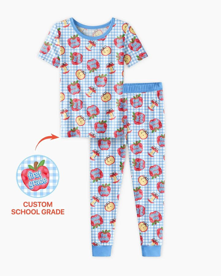 Zweiteiliges, kurzärmliges Pyjama-Set mit Marienkäfern