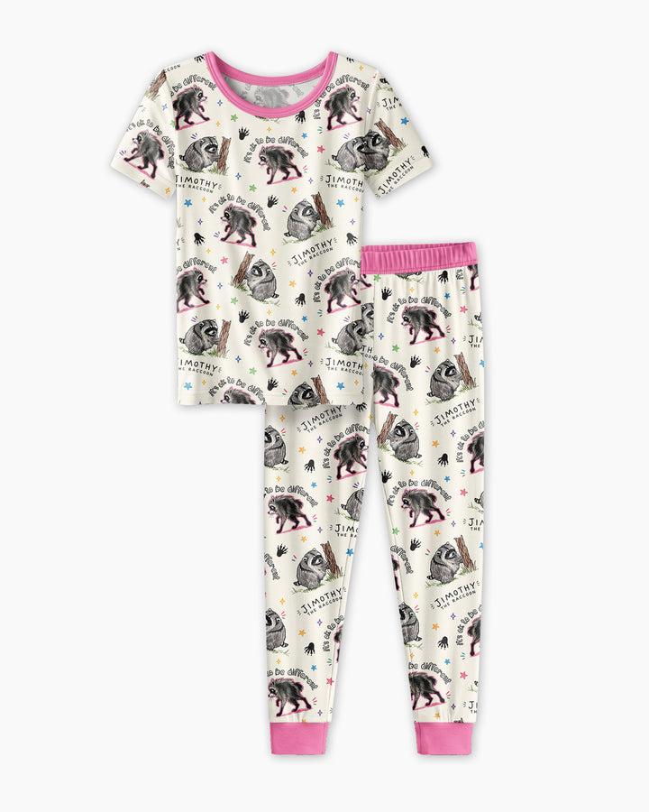 It's Okay to be Jimothy Bamboo Two Piece Short Sleeve Pajama Set