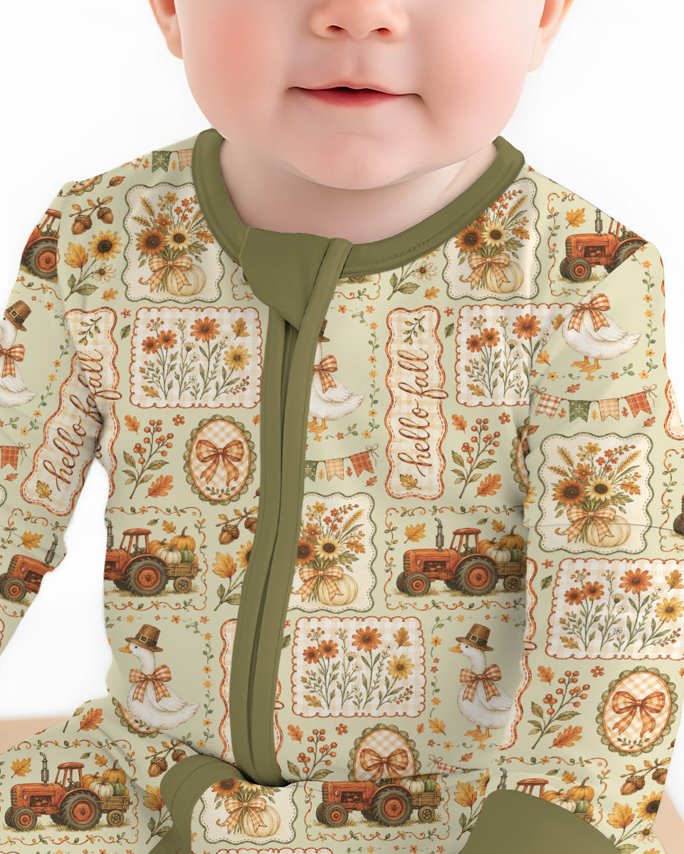 Gerippte Babykleidung mit individuellem Foto - Weich &amp; Skizzenhaft