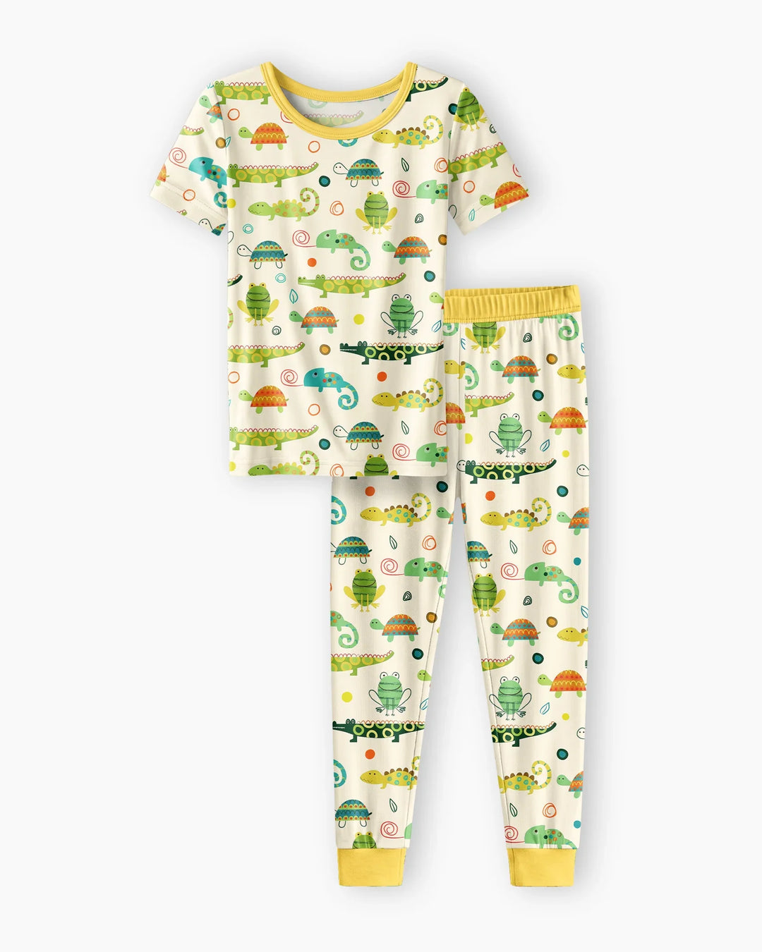 Zweiteiliges, kurzärmliges Pyjama-Set mit Marienkäfern