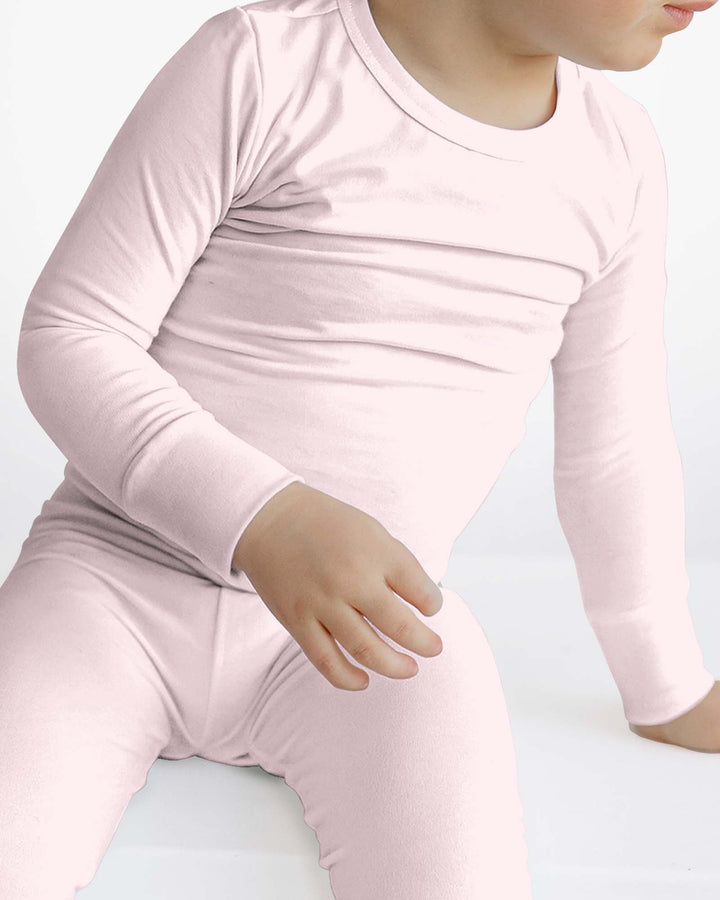 Zweiteiliges Pyjama-Set in Stahlblau