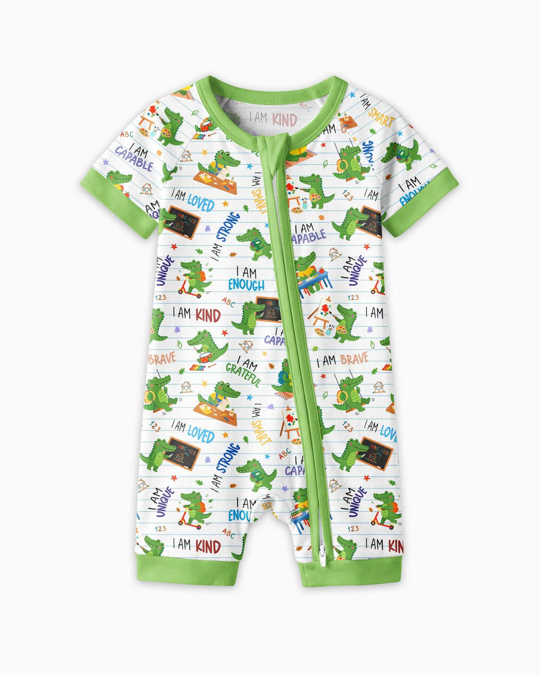 Brave Gator Days Bamboo Shorty Zippy