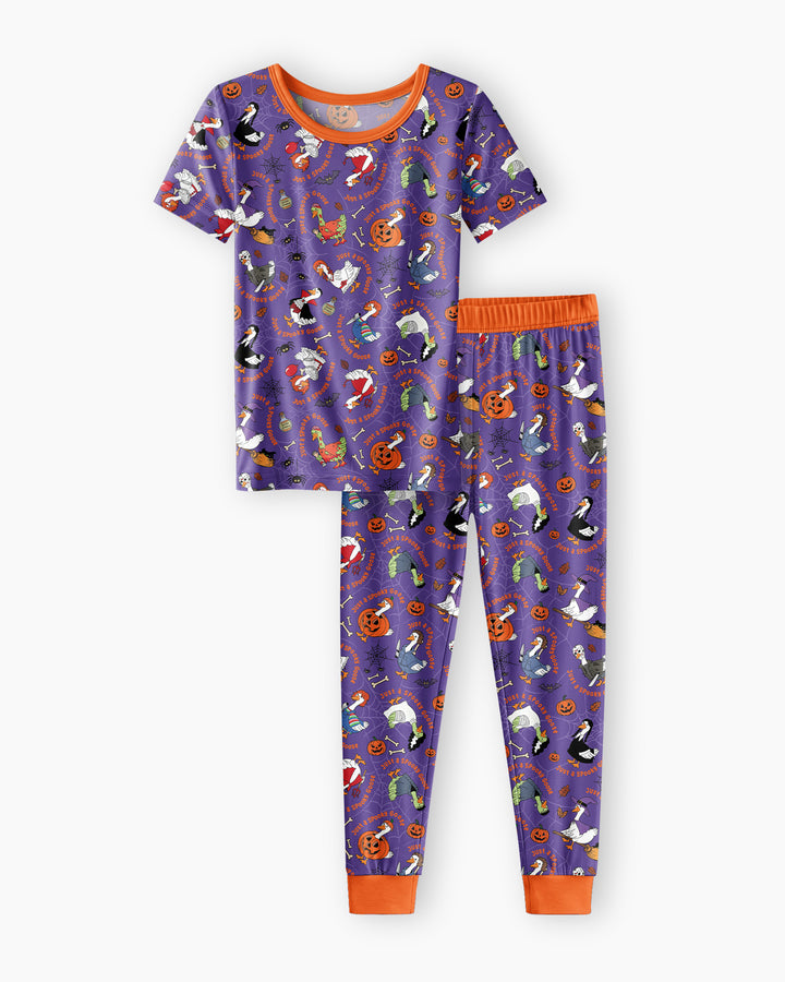 Zweiteiliges, kurzärmliges Pyjama-Set mit Marienkäfern
