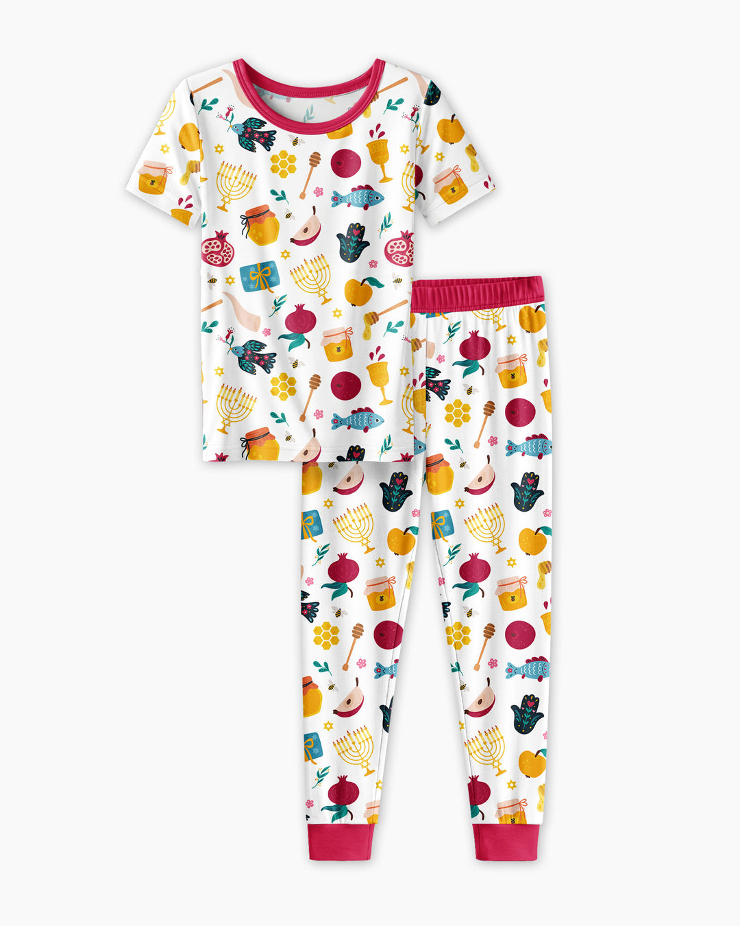 Zweiteiliges, kurzärmliges Pyjama-Set mit Marienkäfern