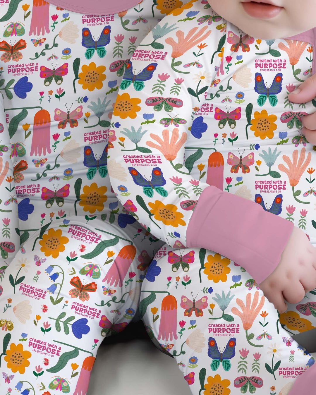 Gerippte Babykleidung mit individuellem Foto - Weich &amp; Skizzenhaft