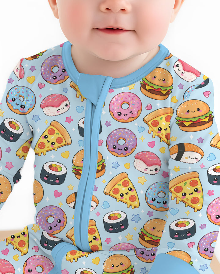 Kawaii Snack Party Bamboo Convertible Zippy