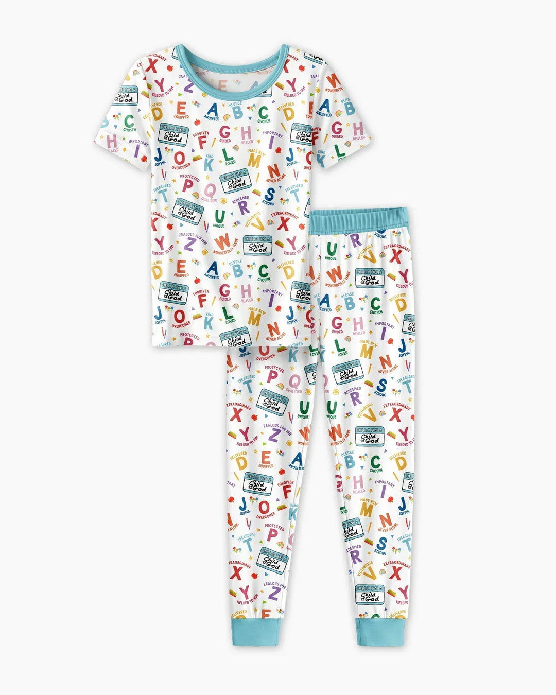 Zweiteiliges, kurzärmliges Pyjama-Set mit Marienkäfern