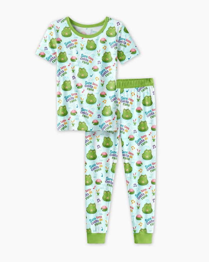 Zweiteiliges, kurzärmliges Pyjama-Set mit Marienkäfern