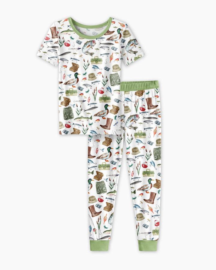 Zweiteiliges, kurzärmliges Pyjama-Set mit Marienkäfern