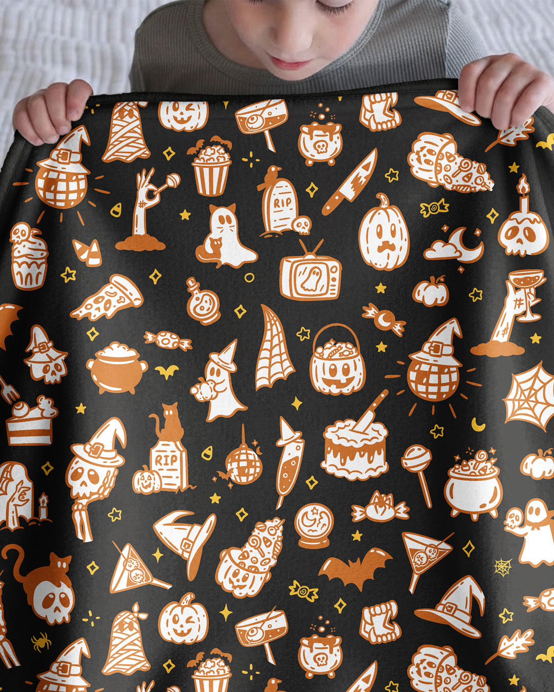 Spooky Season Bamboo Blanket