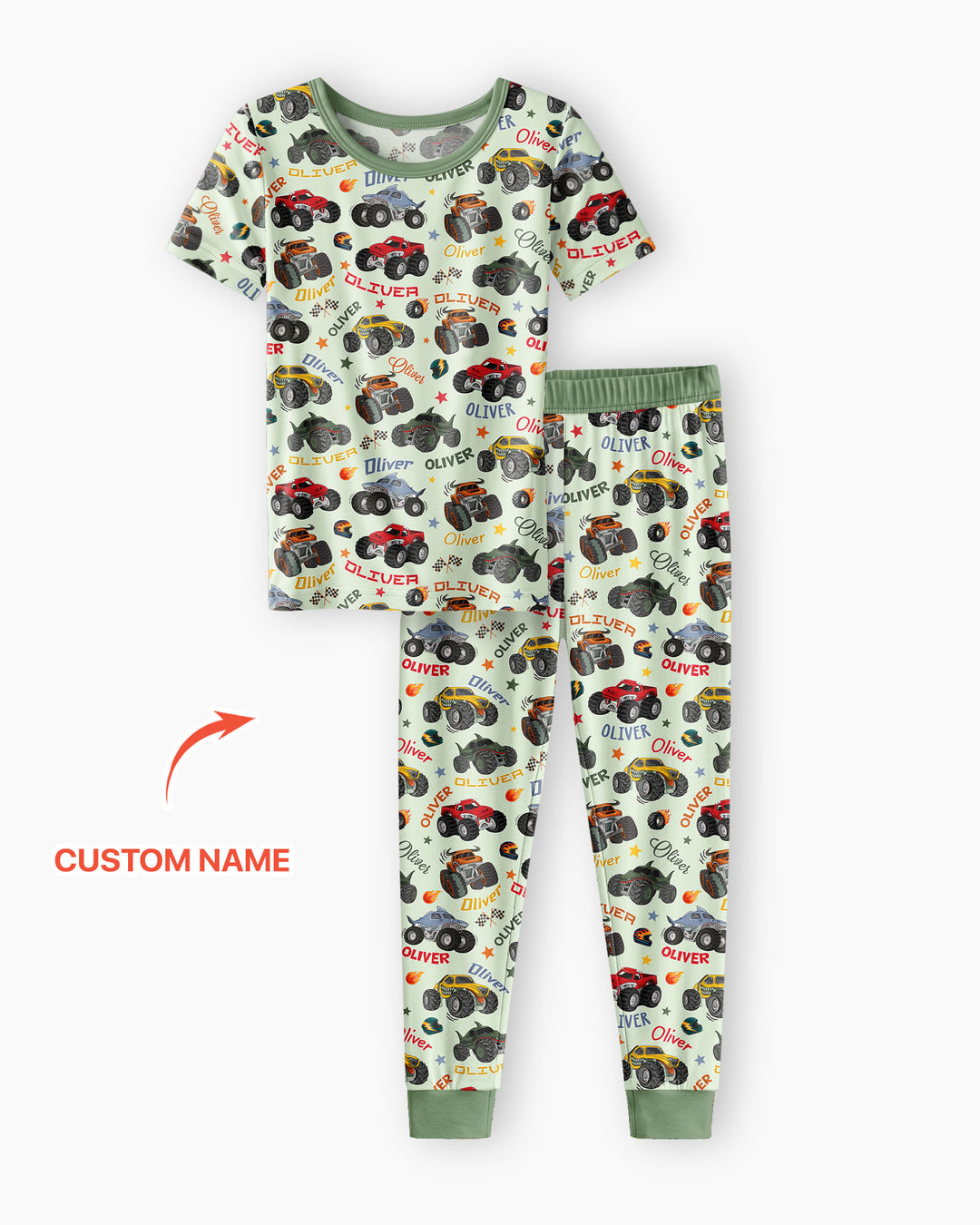 Zweiteiliges, kurzärmliges Pyjama-Set mit Marienkäfern