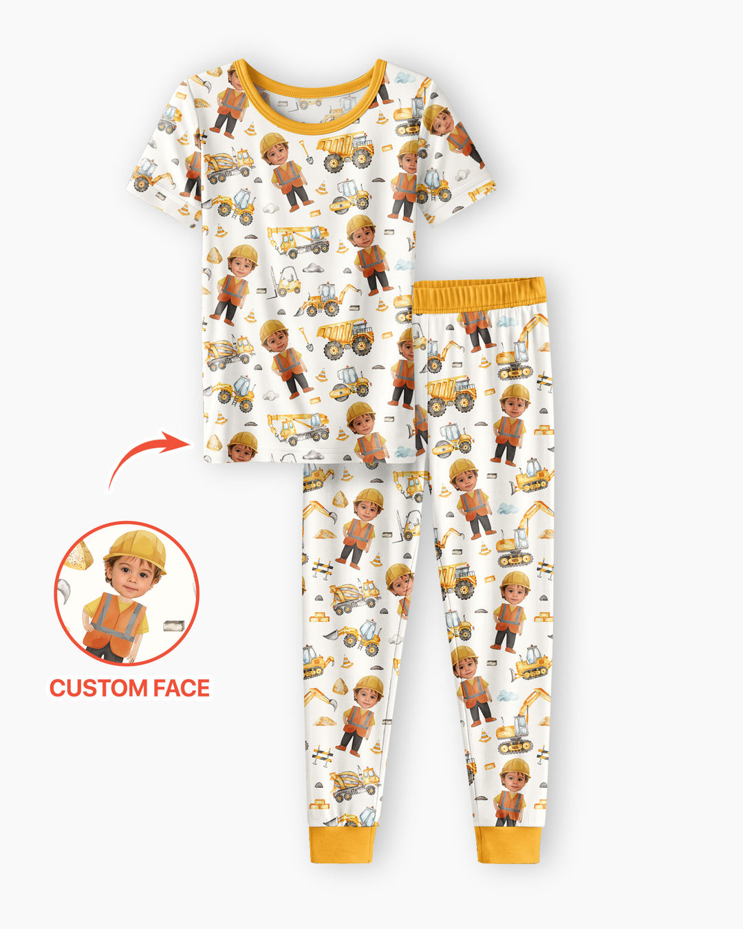 Zweiteiliges, kurzärmliges Pyjama-Set mit Marienkäfern