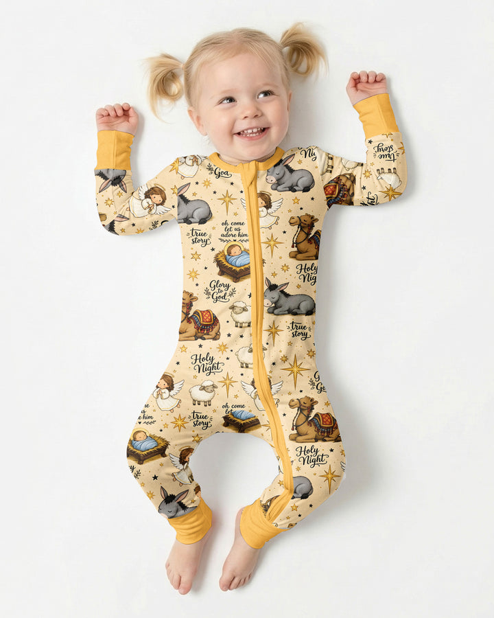 Nativity Christmas Holy Night Bamboo Convertible Zippy