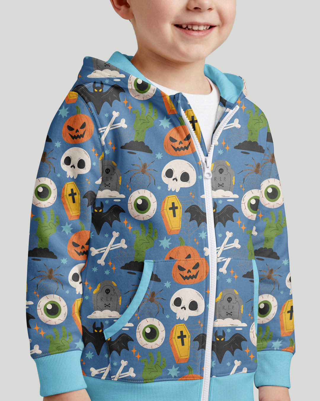 Little Monsters Bamboo Zip Hoodie