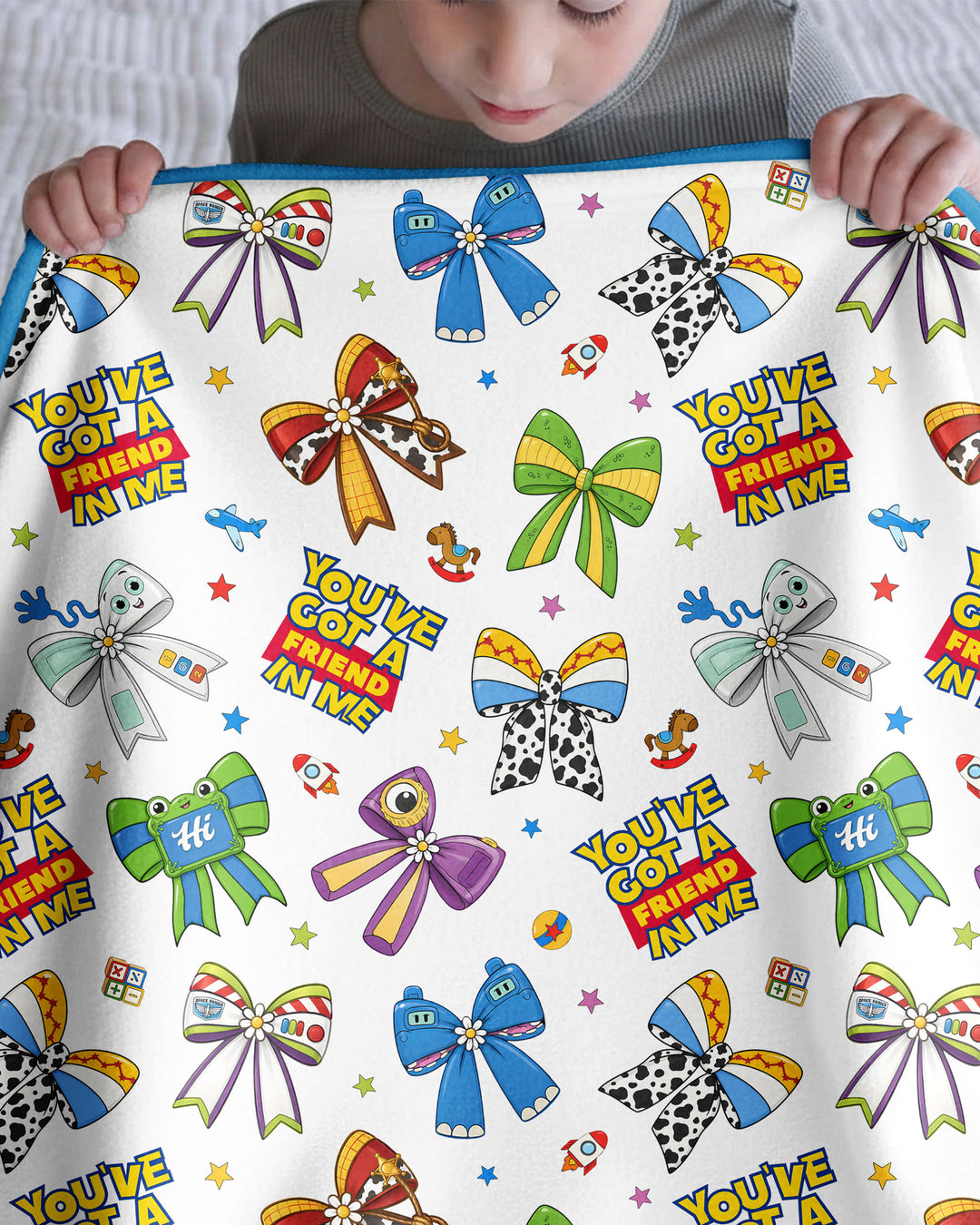 Magical Mirror Bow Bamboo Blanket