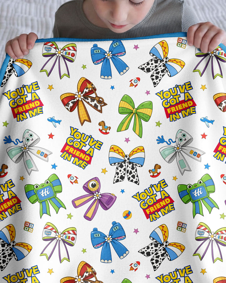 Magical Mirror Bow Bamboo Blanket