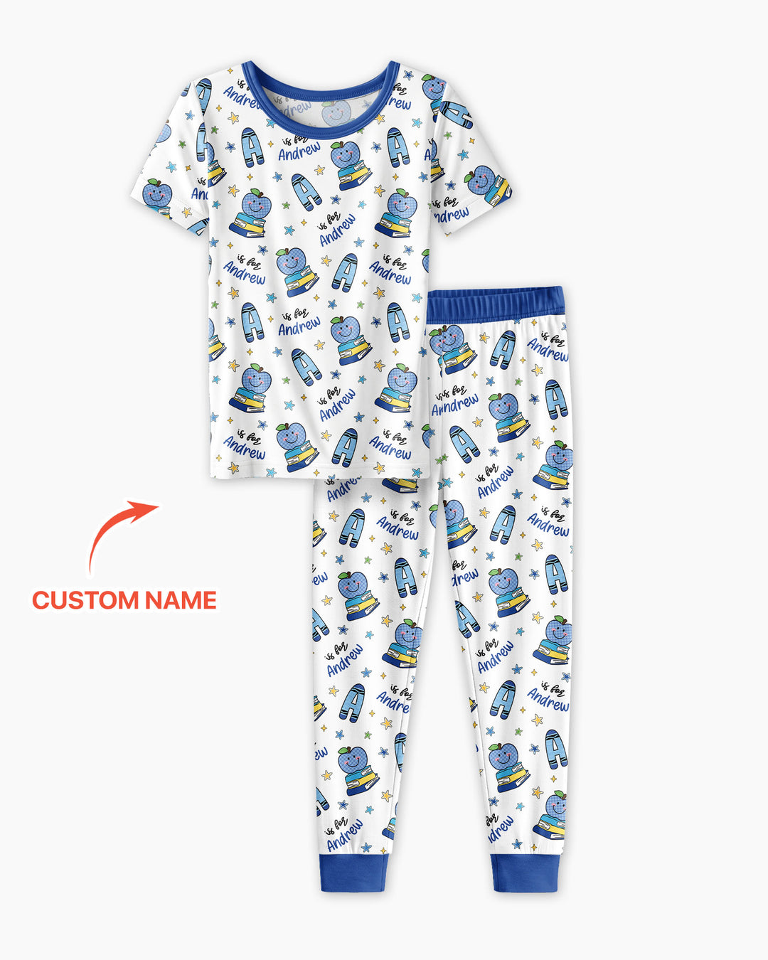 Zweiteiliges, kurzärmliges Pyjama-Set mit Marienkäfern