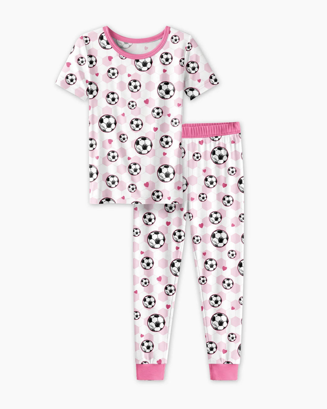 Zweiteiliges, kurzärmliges Pyjama-Set mit Marienkäfern
