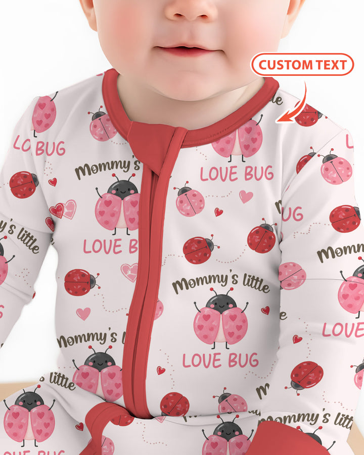 Personalized Grandma's Little Love Bug Bamboo Convertible Zippy