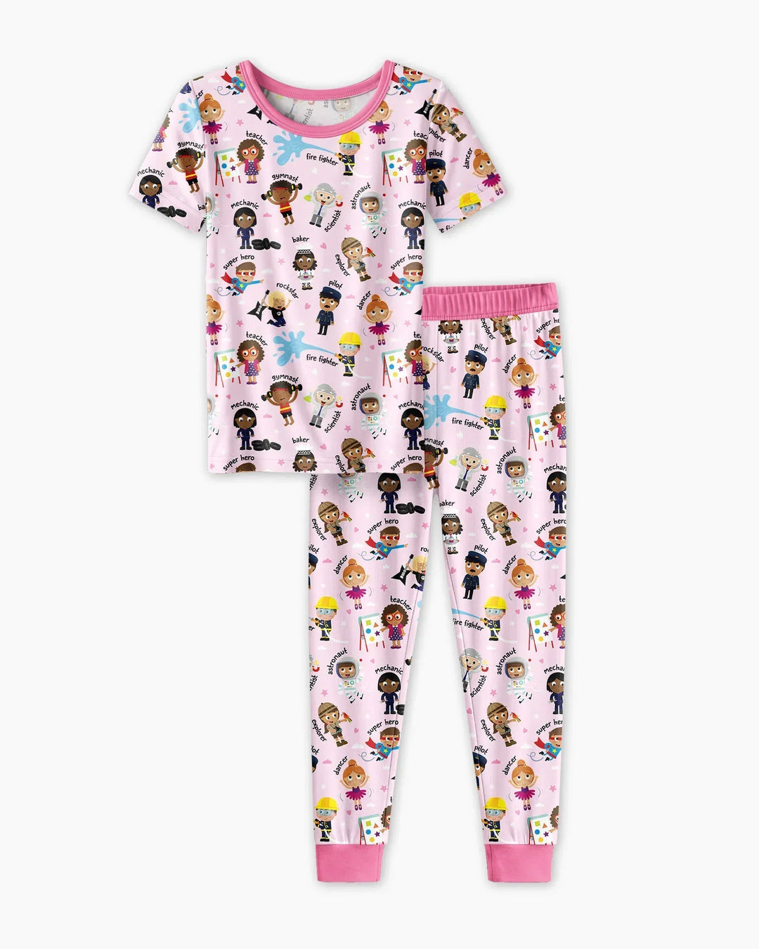 Zweiteiliges, kurzärmliges Pyjama-Set mit Marienkäfern