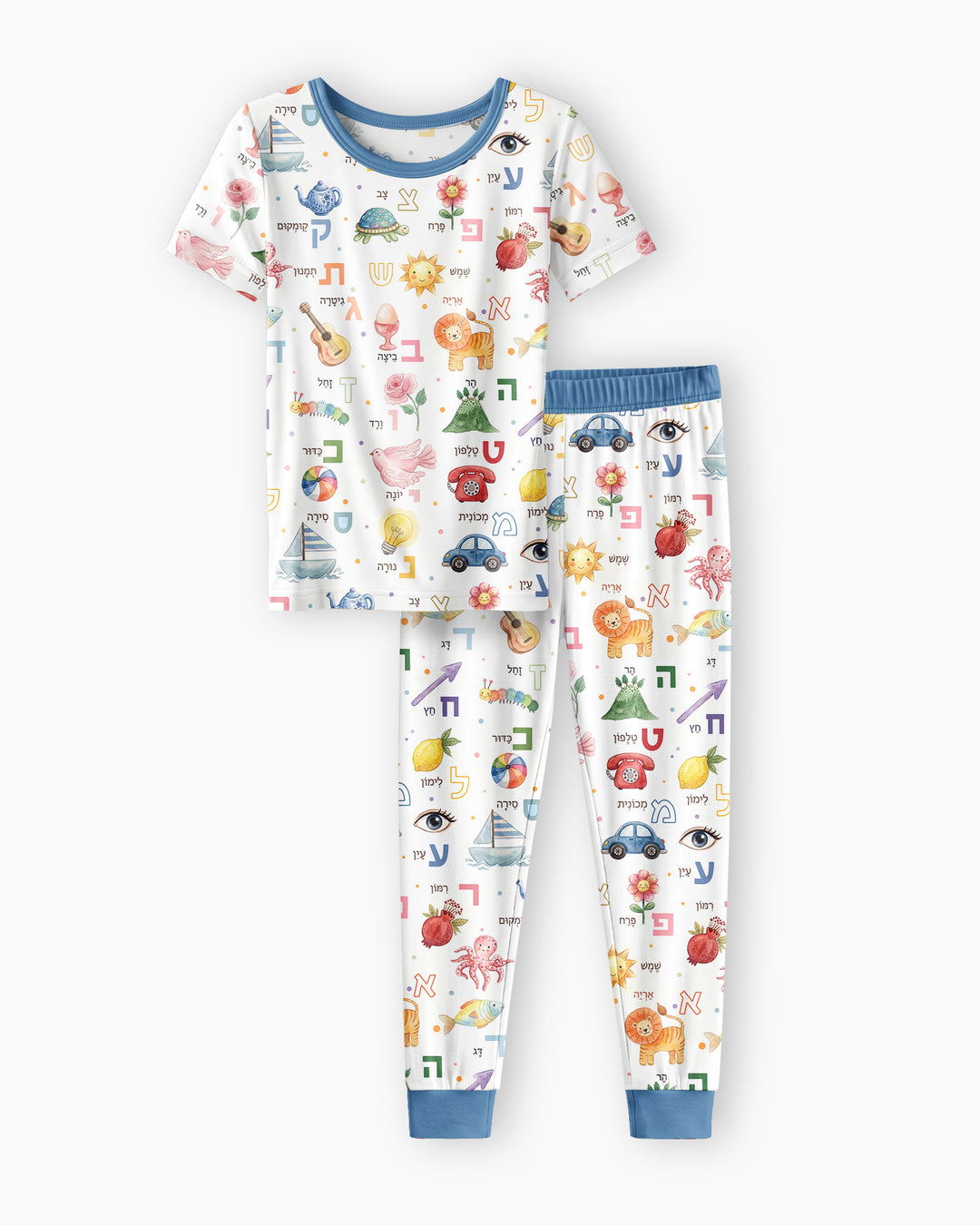 Zweiteiliges, kurzärmliges Pyjama-Set mit Marienkäfern