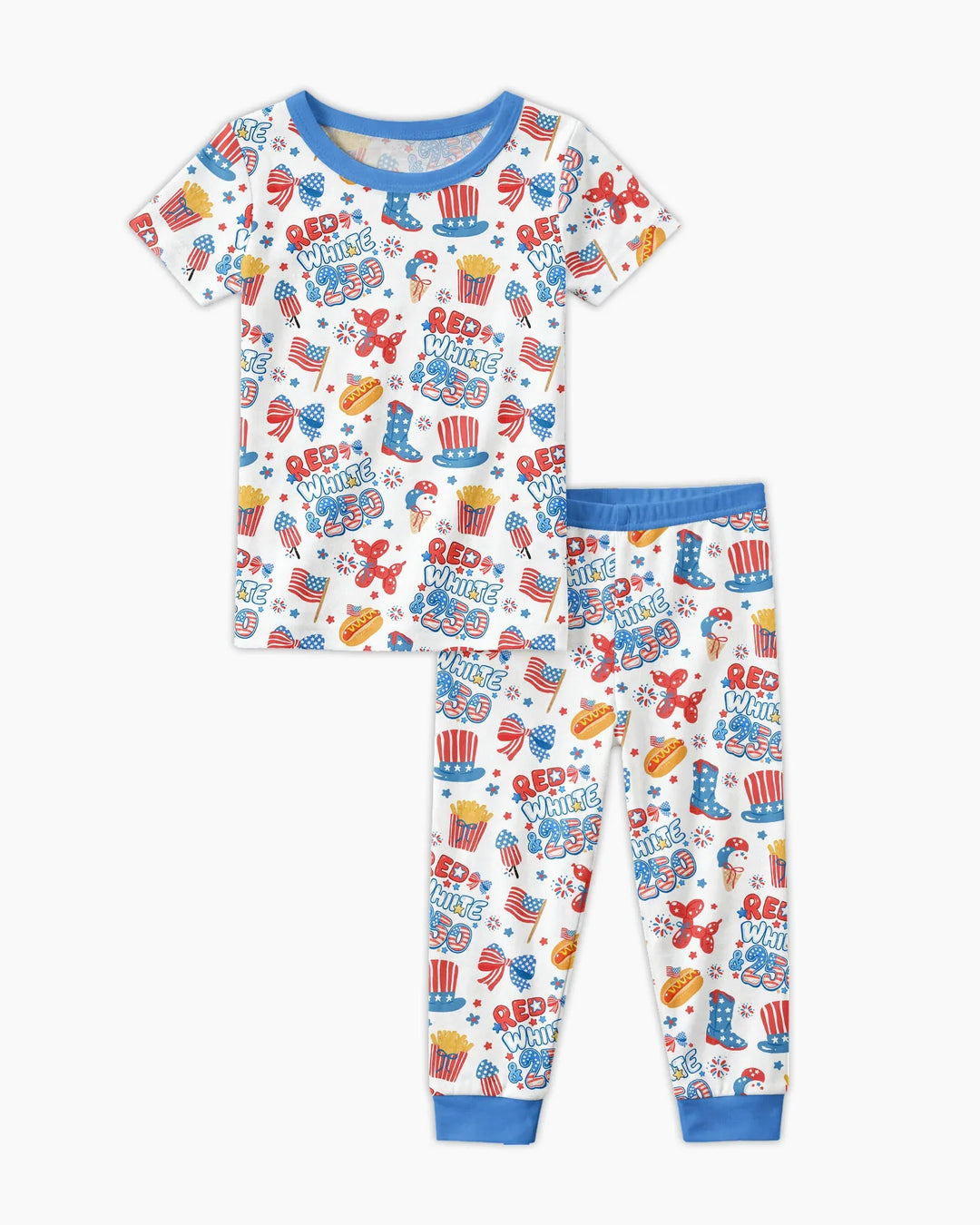 Zweiteiliges, kurzärmliges Pyjama-Set mit Marienkäfern