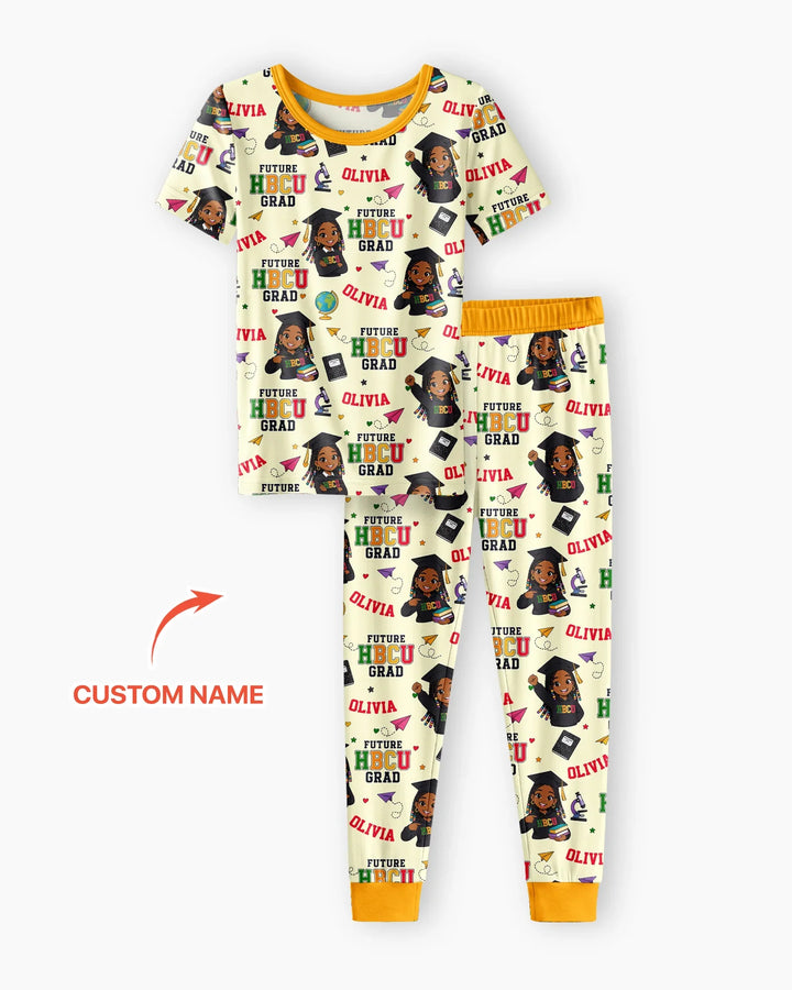 Zweiteiliges, kurzärmliges Pyjama-Set mit Marienkäfern