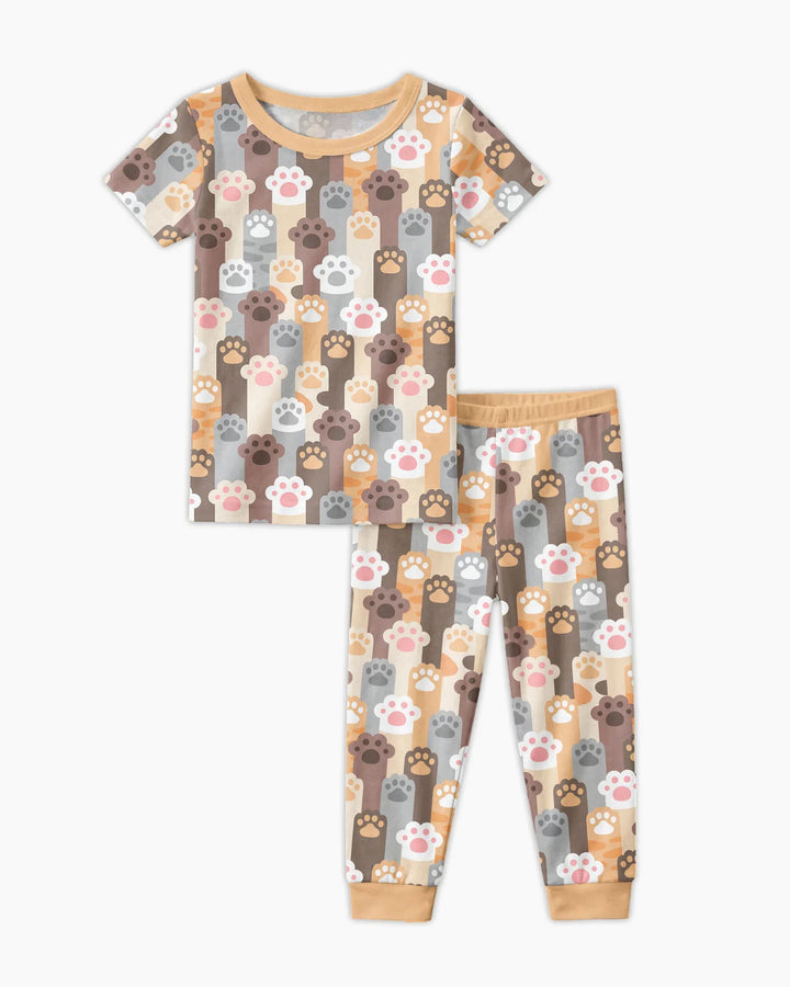 Zweiteiliges, kurzärmliges Pyjama-Set mit Marienkäfern