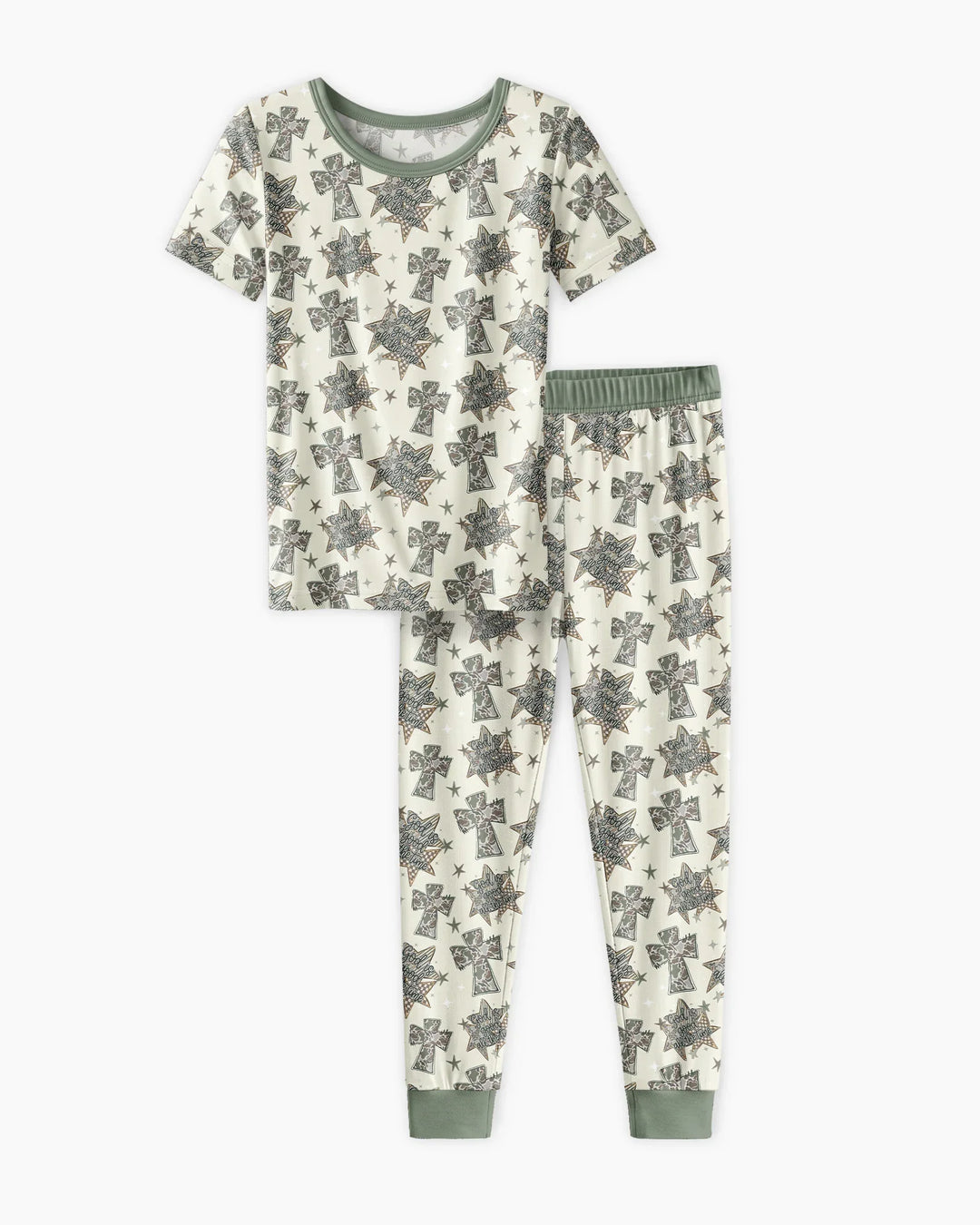 Zweiteiliges, kurzärmliges Pyjama-Set mit Marienkäfern